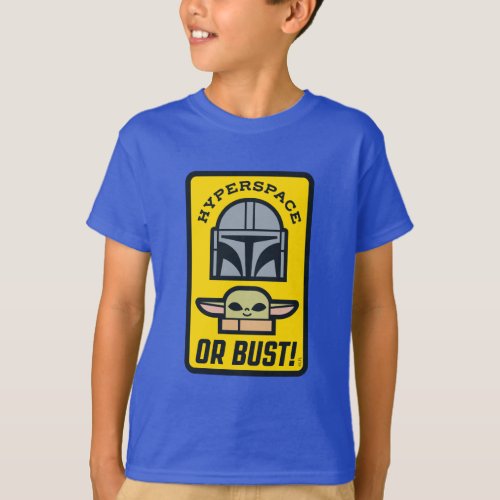 The Mandalorian  Grogu Hyperspace or Bust Icon T_Shirt