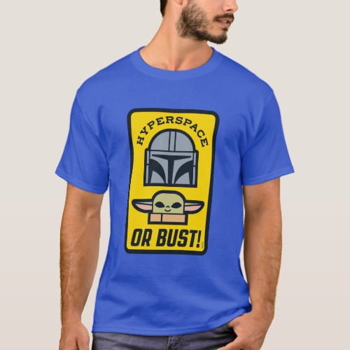 The Mandalorian  Grogu Hyperspace or Bust Icon T_Shirt