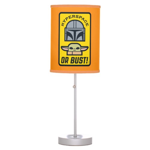 The Mandalorian  Grogu Hyperspace or Bust Icon Table Lamp