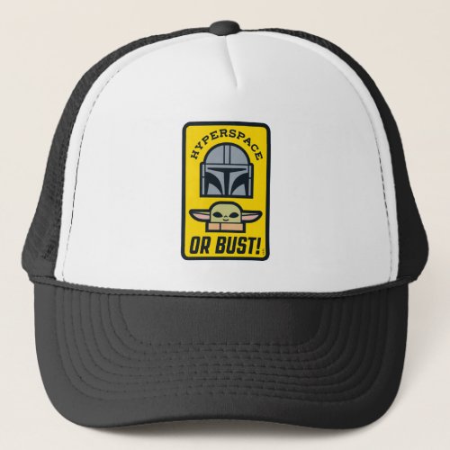 The Mandalorian  Grogu Hyperspace or Bust Icon Trucker Hat