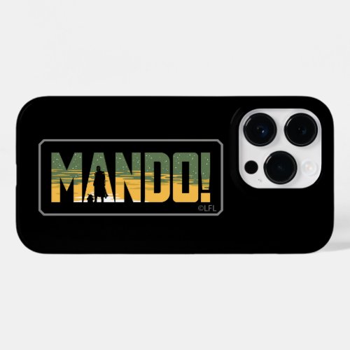 The Mandalorian  Grogu Mando Graphic Case_Mate iPhone 14 Pro Case