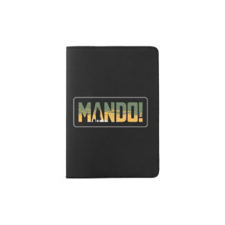 The Mandalorian & Grogu "Mando!" Graphic Passport Holder