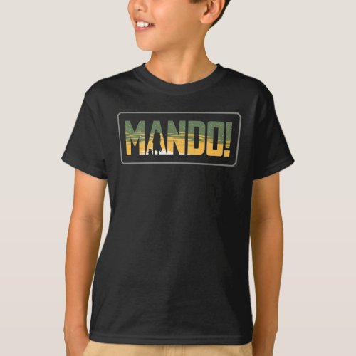 The Mandalorian  Grogu Mando Graphic T_Shirt