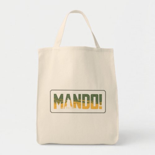 The Mandalorian  Grogu Mando Graphic Tote Bag