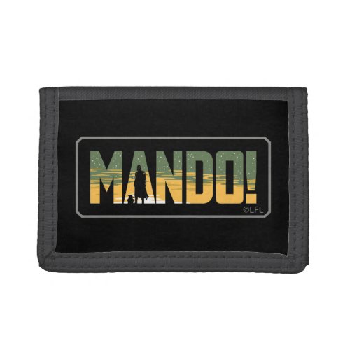 The Mandalorian  Grogu Mando Graphic Trifold Wallet