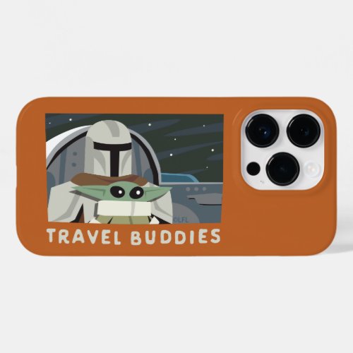 The Mandalorian  Grogu Travel Buddies Cartoon Case_Mate iPhone 14 Pro Case