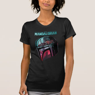 The Mandalorian Helmet Reflections Collage T-Shirt