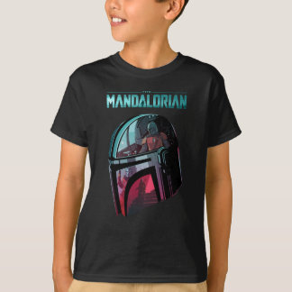 The Mandalorian Helmet Reflections Collage T-Shirt