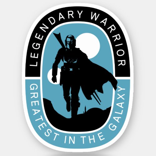 The Mandalorian  Legendary Warrior Greatest in t Sticker