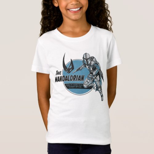 The Mandalorian Mudhorn Retro Illustration T_Shirt