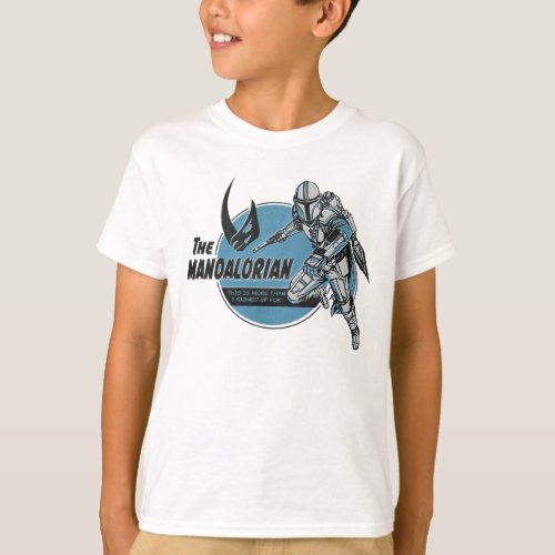 The Mandalorian Mudhorn Retro Illustration T_Shirt