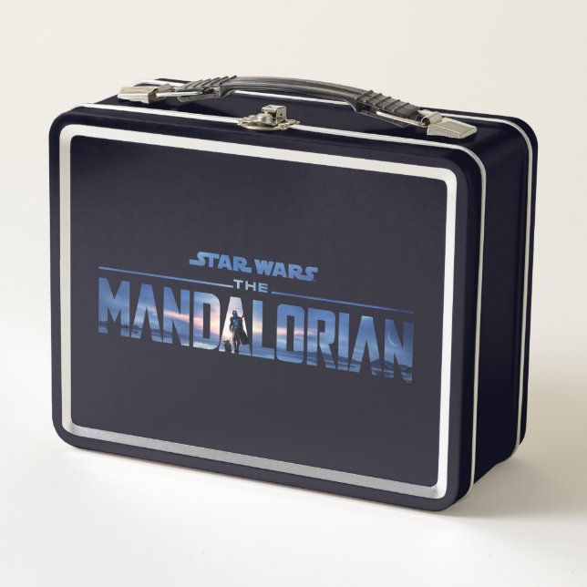 The Mandalorian Season 2 Logo Metal Lunch Box (Front)