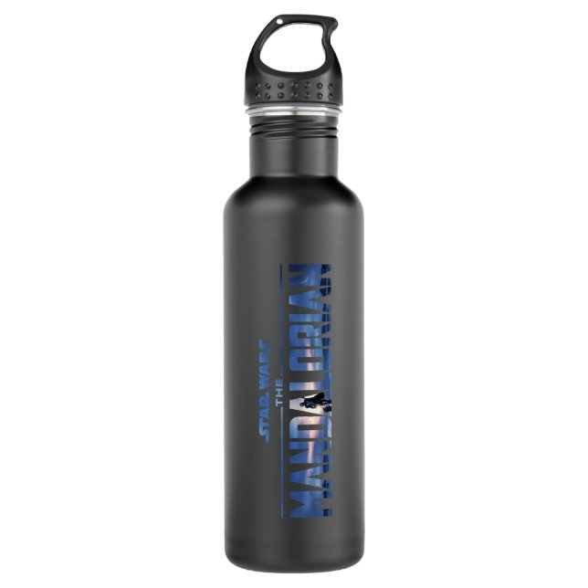 The Mandalorian Season 2 Logo Stainless Steel Water Bottle (Front)