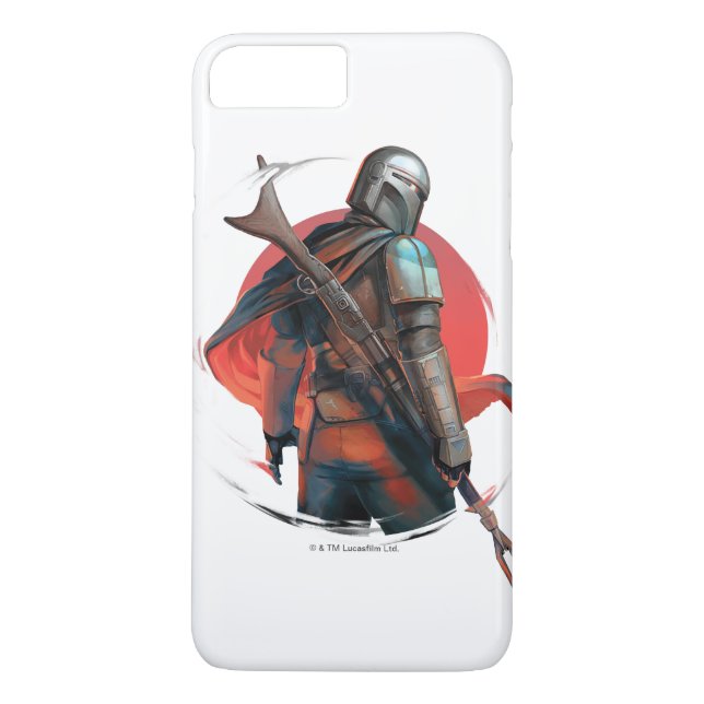 The Mandalorian Stylized Character Art Case-Mate iPhone Case (Back)