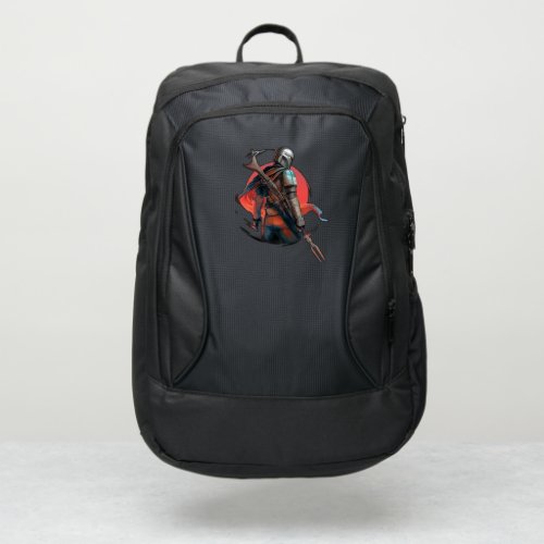 The Mandalorian Stylized Character Art Port Authority Backpack