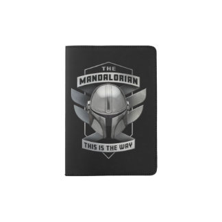 The Mandalorian | This Is The Way Helmet Badge Passport Holder