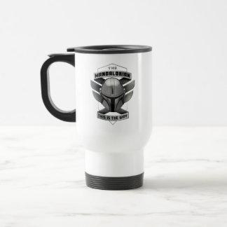 The Mandalorian | This Is The Way Helmet Badge Travel Mug