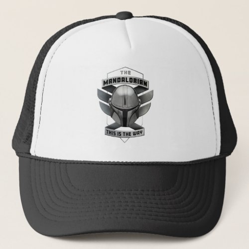 The Mandalorian  This Is The Way Helmet Badge Trucker Hat