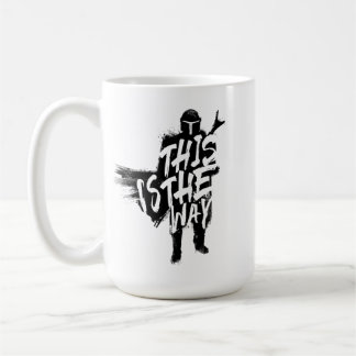 The Mandalorian | This Is The Way Ink Silhouette Coffee Mug