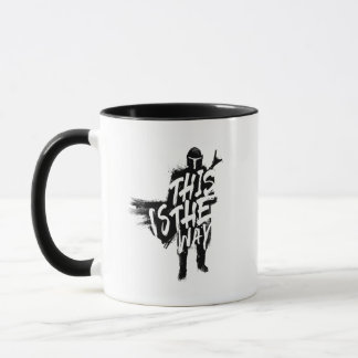 The Mandalorian | This Is The Way Ink Silhouette Mug