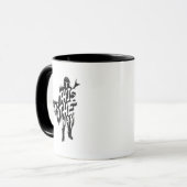 The Mandalorian | This Is The Way Ink Silhouette Mug (Front Left)
