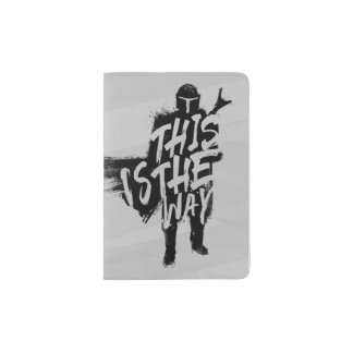 The Mandalorian | This Is The Way Ink Silhouette Passport Holder