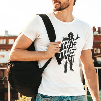 The Mandalorian | This Is The Way Ink Silhouette T-Shirt