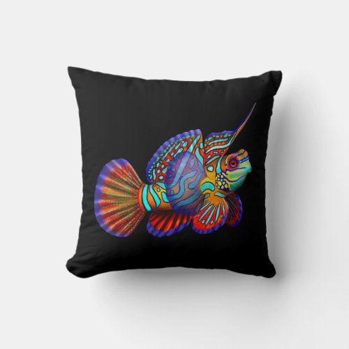 The Mandarin Goby Dragonet Fish Pillow