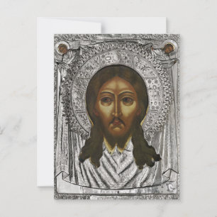 The Mandylion Orthodox Christian Icon Postcard