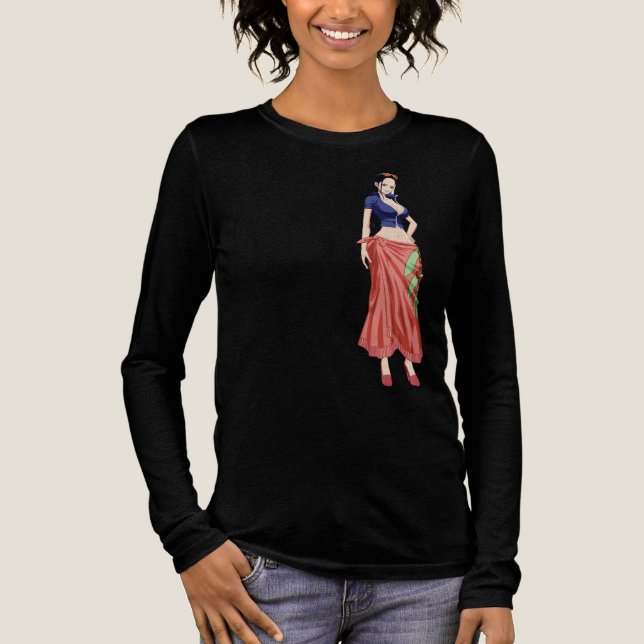 The “Mangaka Boa Hancock Hoodie” blends iconic ani Tri-Blend Shirt (Front)