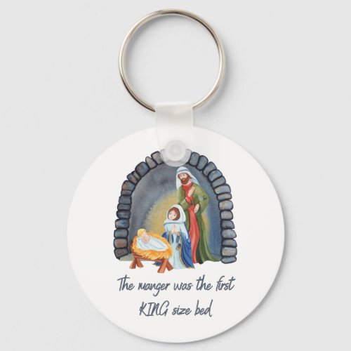 The Manger is the First King size bed Keychain