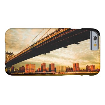The Manhattan Bridge View From Brooklyn Side (nyc) Barely There Iphone 6 Case by iconicnewyork at Zazzle