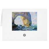 The Manneport, Rock Arch West of Etretat Monet (Back Horizontal)