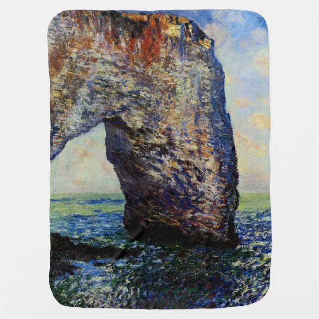 The Manneporte, Etretat, II Baby Blanket (Front)
