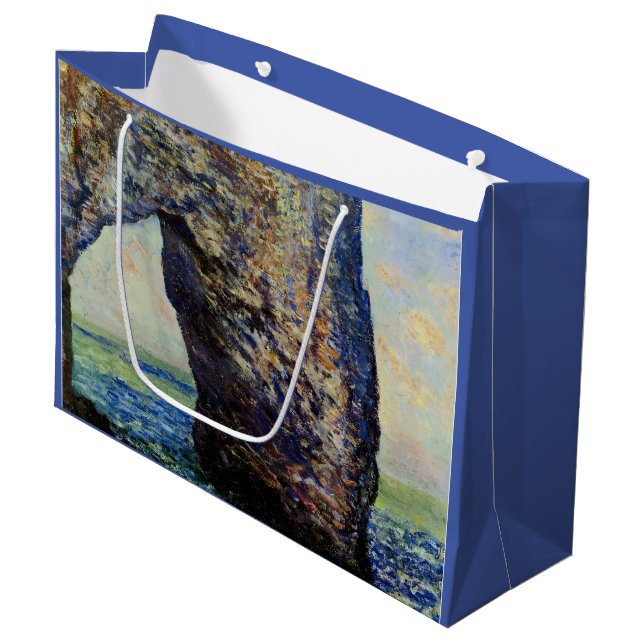 The Manneporte, Etretat, II  Large Gift Bag (Front Angled)