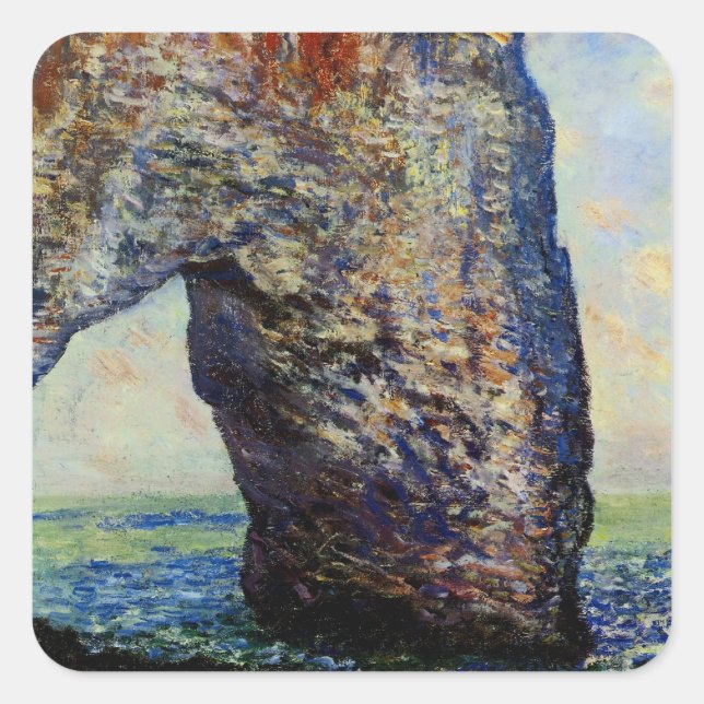 The Manneporte, Etretat, II Square Sticker (Front)