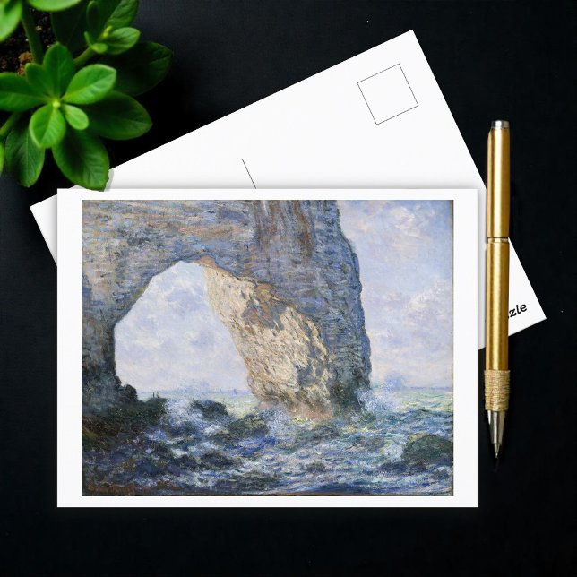 The Manneporte near Étretat, Monet Postcard (Creator Uploaded)