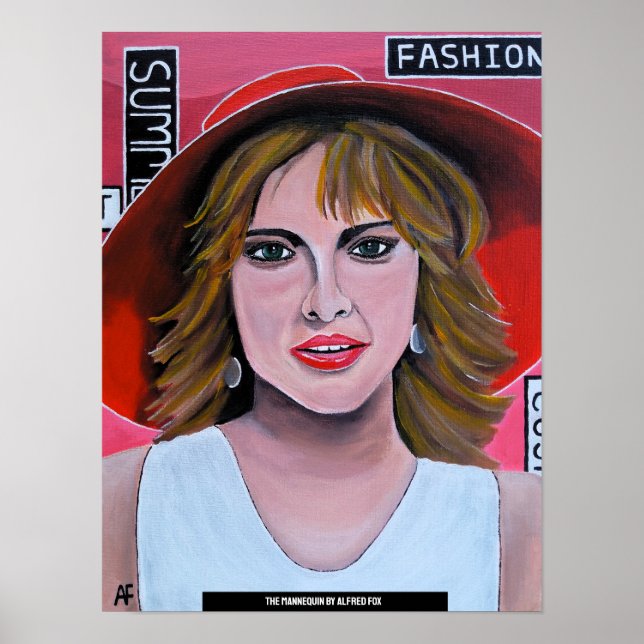 The Mannequin Painting by Alfred Fox Poster (Front)