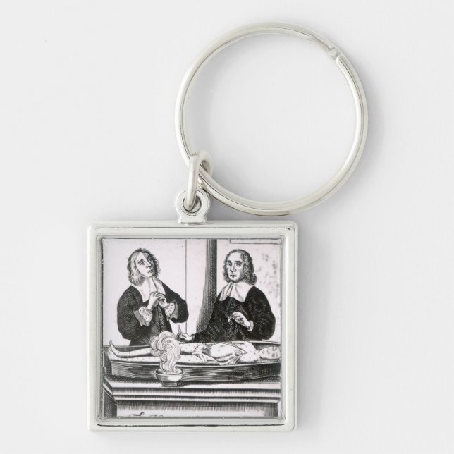 The Manner of Dissecting the Pestilential Body Keychain (Front)