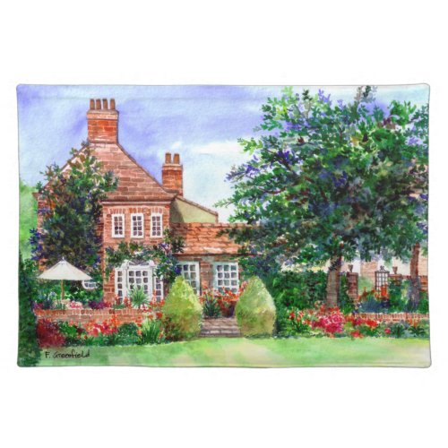 The Manor House Heslington York Cloth Placemat
