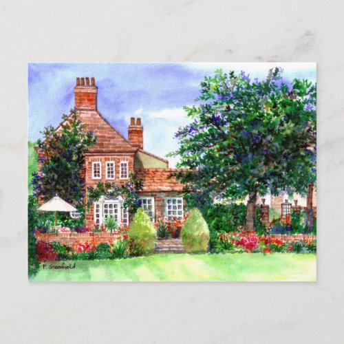 The Manor House Heslington York Postcard