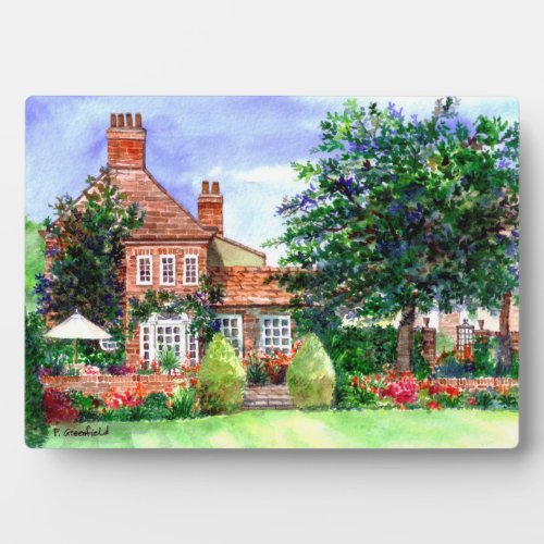 The Manor House York England by Farida Greenfield  Plaque