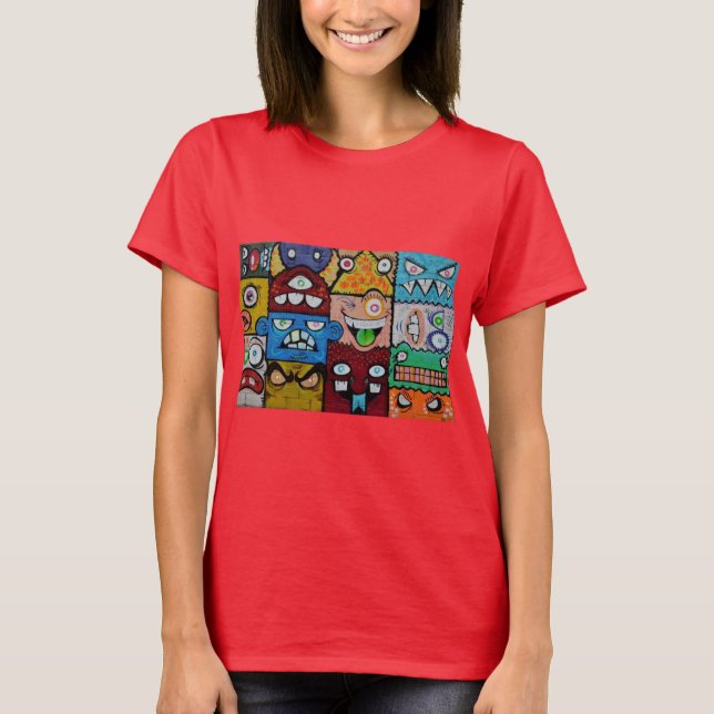 The many faces of Graffiti  T-Shirt (Front)