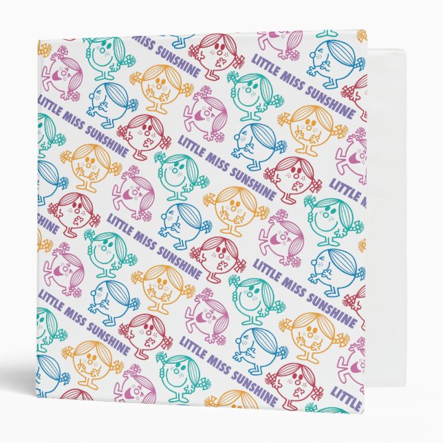 The Many Faces Of Little Miss Sunshine 3 Ring Binder (Front/Inside)