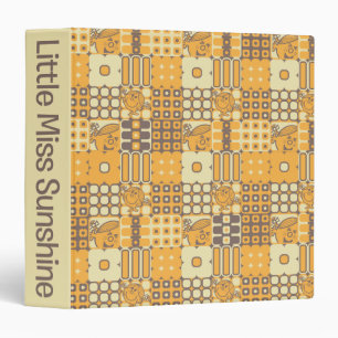 The Many Faces Of Little Miss Sunshine 3 Ring Binder