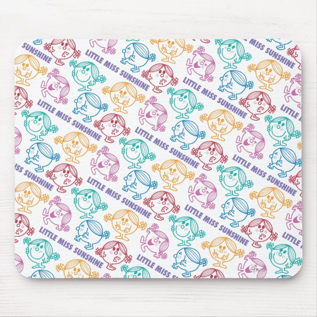 The Many Faces Of Little Miss Sunshine Mouse Pad (Front)