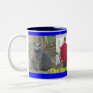 The many faces of love Two-Tone coffee mug