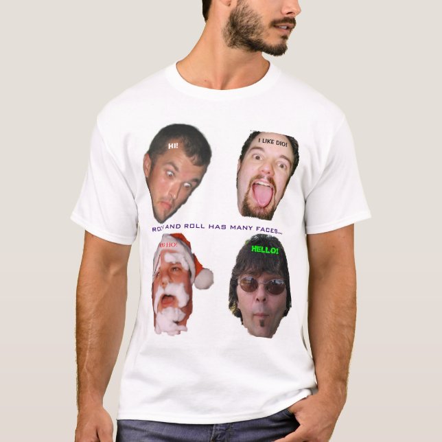 The Many Faces Of Rock II T-Shirt (Front)