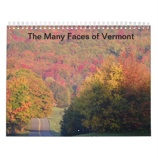 The many faces of Vermont Calendar (Cover)