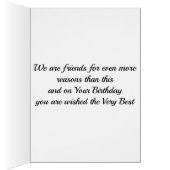 THE MANY REASONS **WE ARE BEST FRIENDS** BIRTHDAY (Inside (Right))